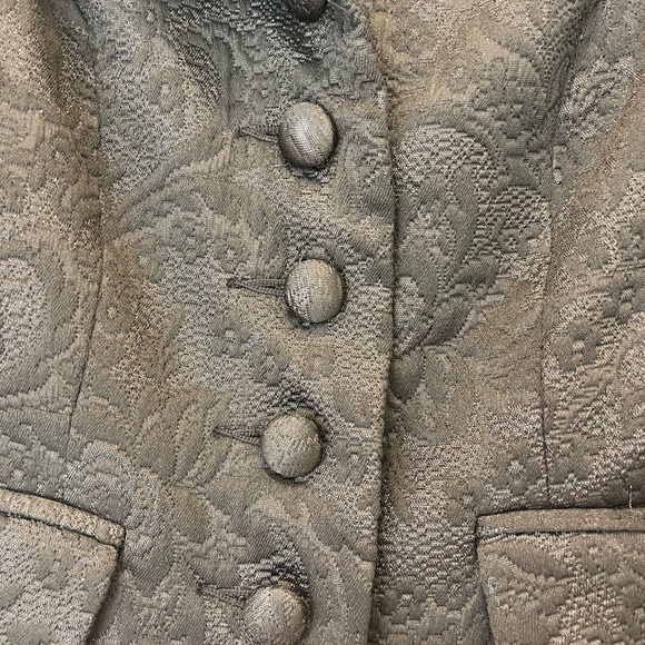 BADGLEY MISCHKA Black 2-Piece Evening:Cocktail Suit Excellent Condition SZ 2 - Picture 3 of 7